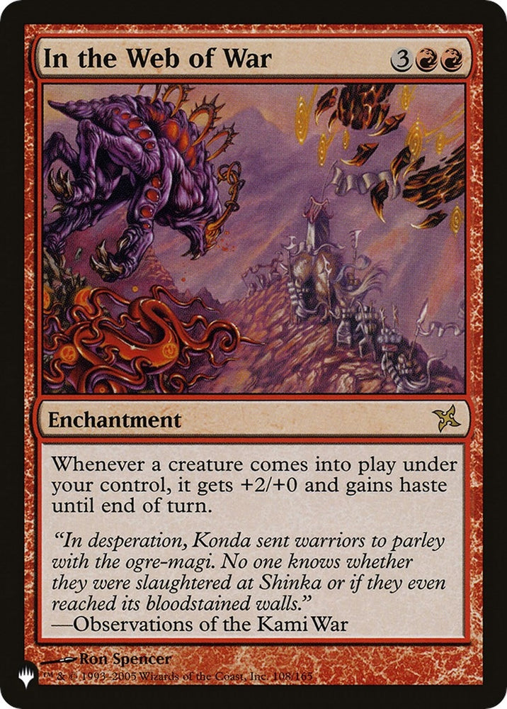 Image for In the Web of War (108) [The List Reprints]