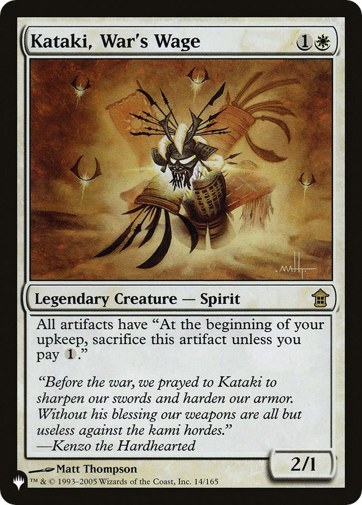 Image for Kataki, War's Wage (14) [The List Reprints]