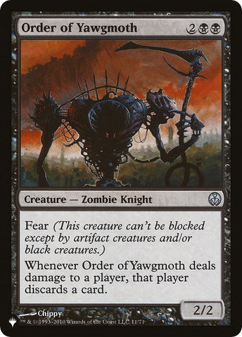Image for Order of Yawgmoth (DDE) (11) [The List Reprints]