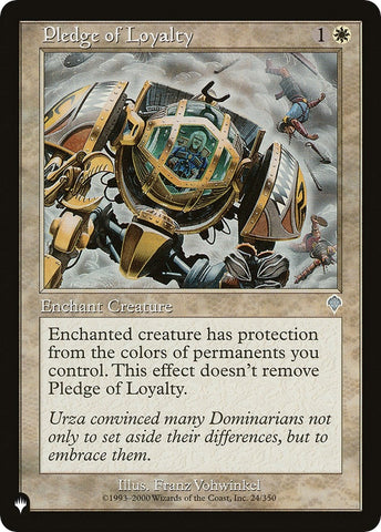 Image for Pledge of Loyalty (24) [The List Reprints]
