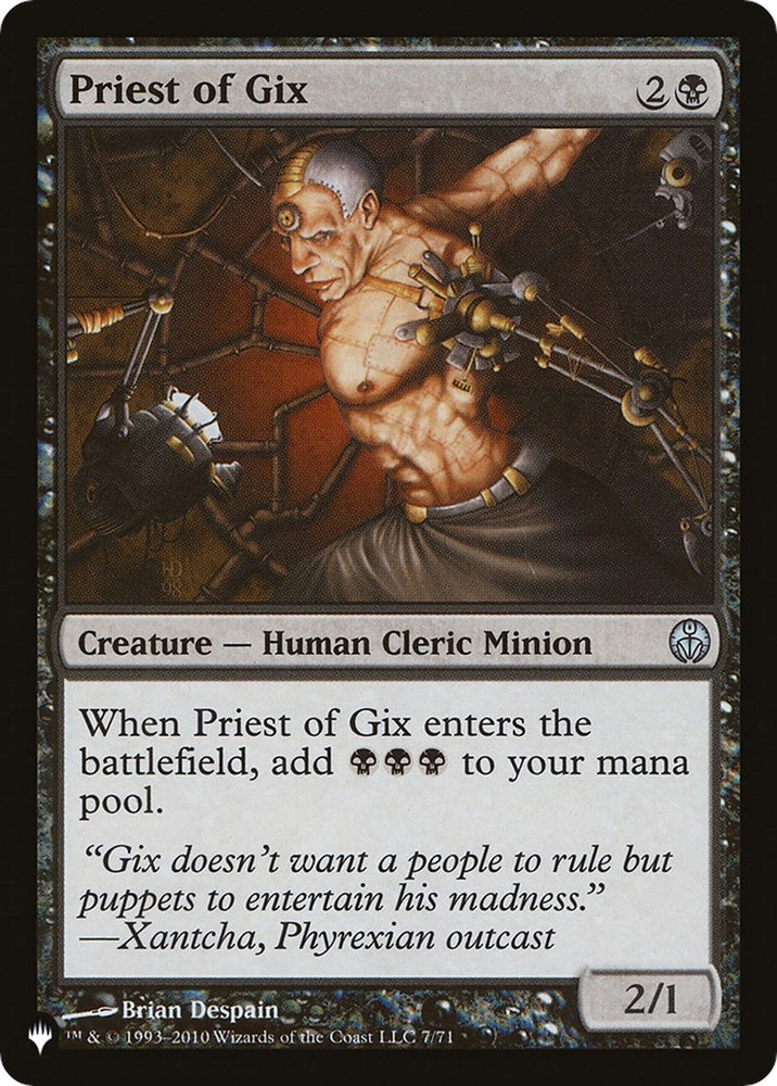 Image for Priest of Gix (7) [The List Reprints]