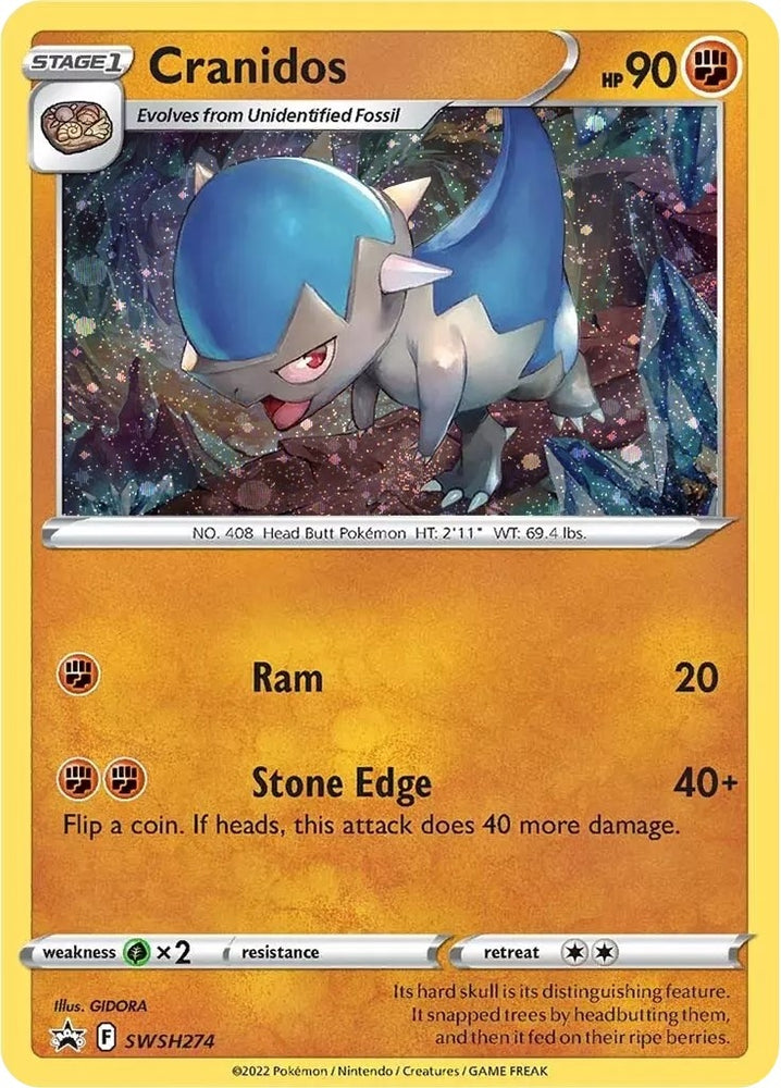 Image for Cranidos - SWSH274 (SWSH274) [SWSH: Sword & Shield Promo Cards]