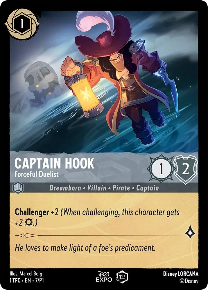 Image for Captain Hook - Forceful Duelist (7) [D23 Promos]