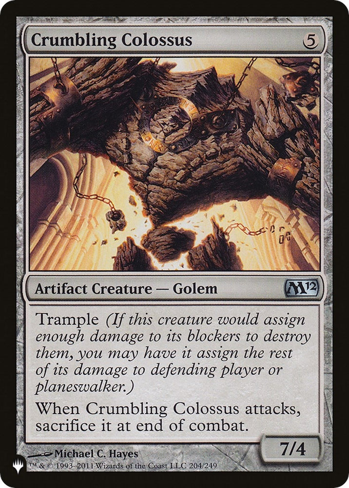 Image for Crumbling Colossus (204) [The List Reprints]