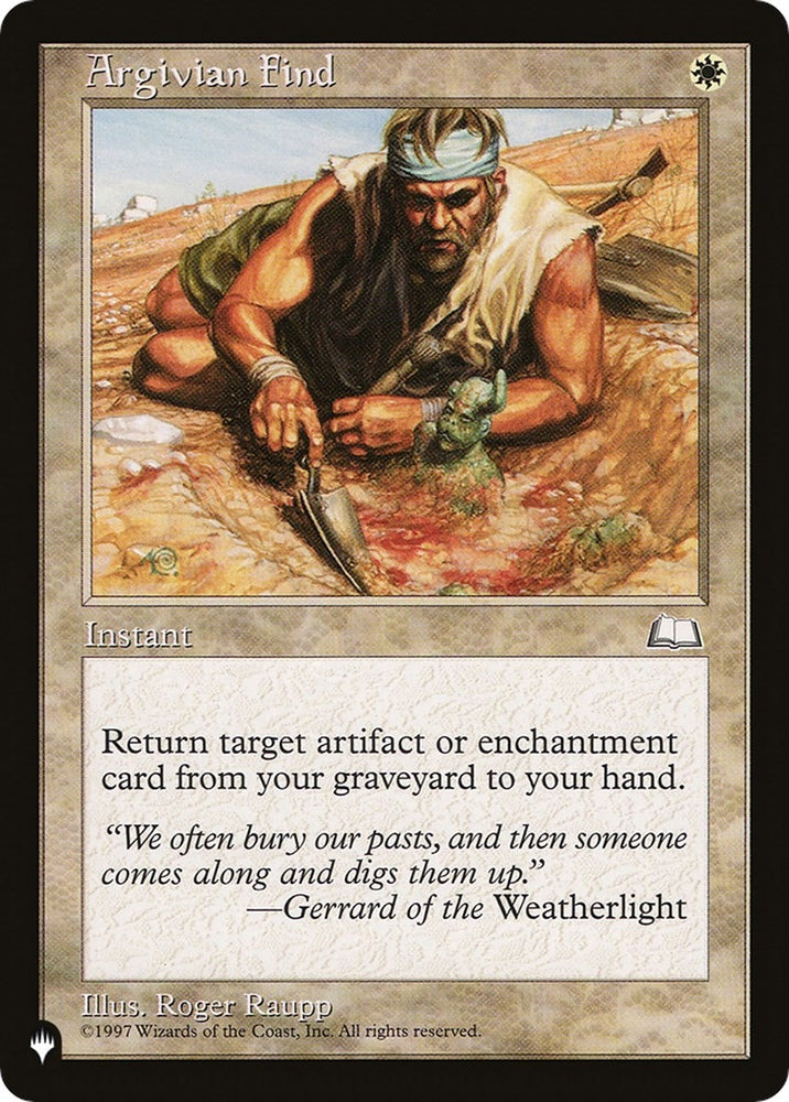 Image for Argivian Find [The List Reprints]