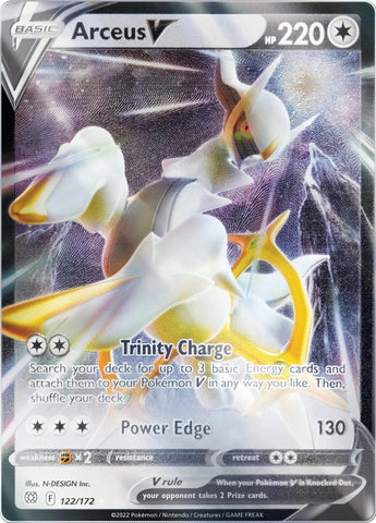 Arceus V - 122/172 (Metal Card) (122/172) (Miscellaneous Cards & Products)