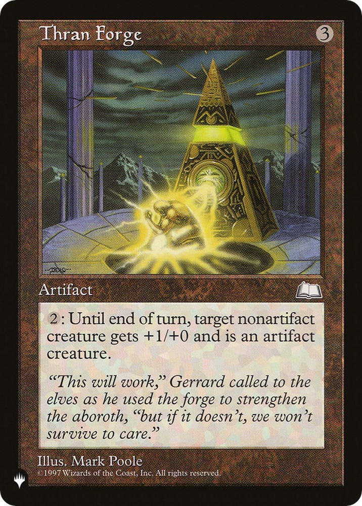 Image for Thran Forge [The List Reprints]