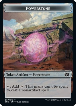 Image for Powerstone // Elemental Double-sided Token [The Brothers' War]