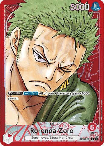 Image for Roronoa Zoro (001) (Parallel) (OP01-001) (OP01) - One Piece Card Game
