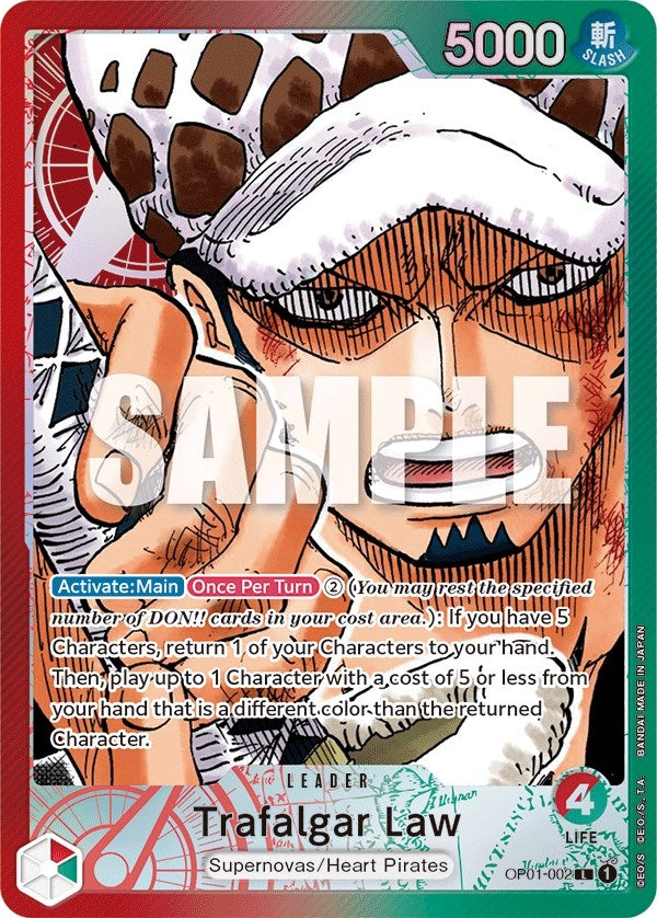 Image for Trafalgar Law (002) (Parallel) (OP01-002) - One Piece Card Game