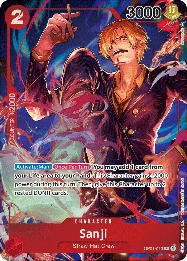 Image for Sanji (Parallel) (OP01-013) - One Piece Card Game