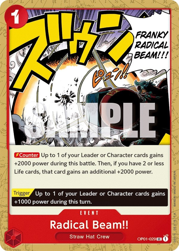 Image for Radical Beam!! (OP01-029) - One Piece Card Game