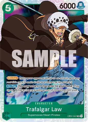 Image for Trafalgar Law (047) (OP01-047) - One Piece Card Game