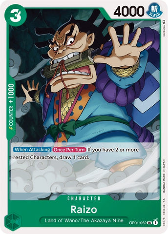 Image for Raizo (OP01-052) - One Piece Card Game
