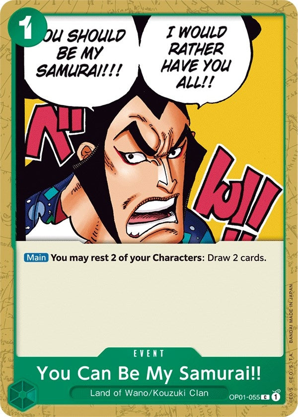 Image for You Can Be My Samurai!! (OP01-055) - One Piece Card Game