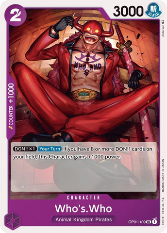 Image for Who's.Who (OP01-109) - One Piece Card Game