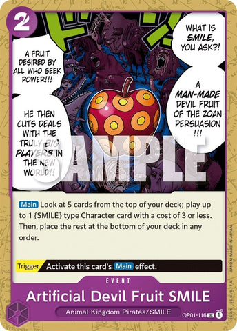 Artificial Devil Fruit SMILE (OP01-116) (OP01)