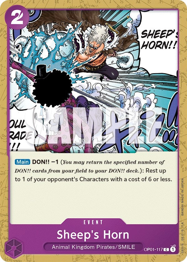 Image for Sheep's Horn (OP01-117) - One Piece Card Game
