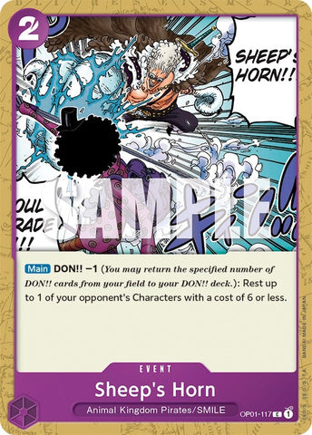 Image for Sheep's Horn (OP01-117) - One Piece Card Game
