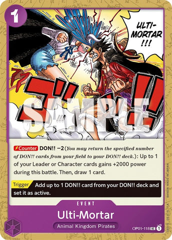 Image for Ulti-Mortar (OP01-118) - One Piece Card Game