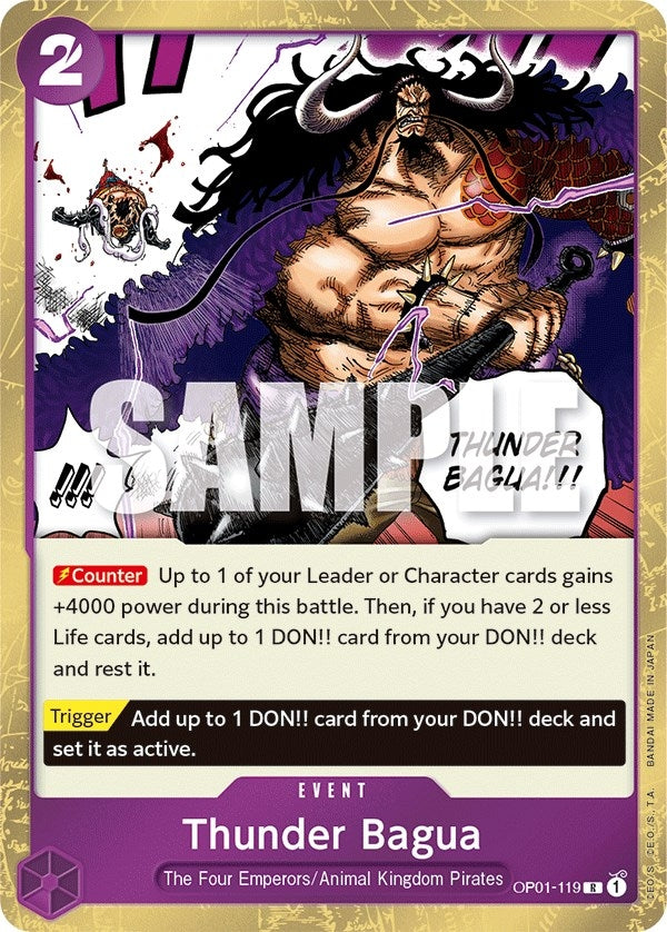 Image for Thunder Bagua (OP01-119) - One Piece Card Game