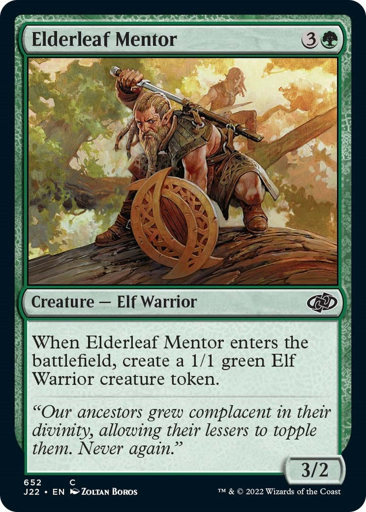 Image for Elderleaf Mentor (652) [Jumpstart 2022]
