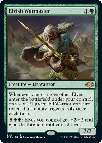 Image for Elvish Warmaster (654) [Jumpstart 2022]