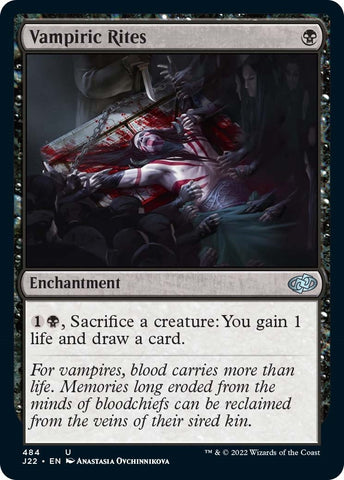 Image for Vampiric Rites (484) [Jumpstart 2022]