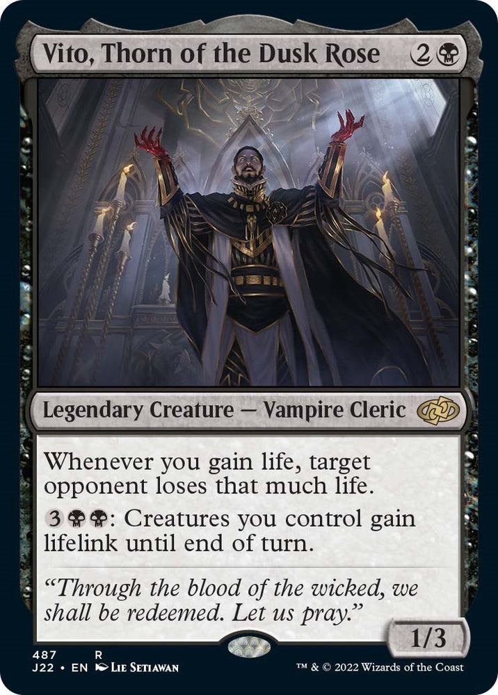 Image for Vito, Thorn of the Dusk Rose (487) [Jumpstart 2022]