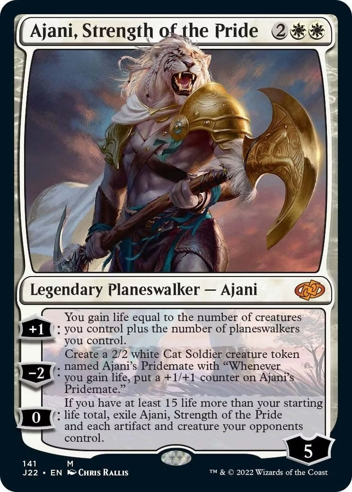 Image for Ajani, Strength of the Pride (141) [Jumpstart 2022]