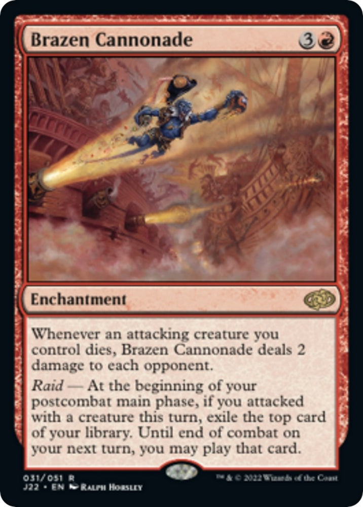 Image for Brazen Cannonade (31) [Jumpstart 2022]