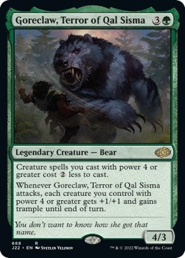 Image for Goreclaw, Terror of Qal Sisma (668) [Jumpstart 2022]
