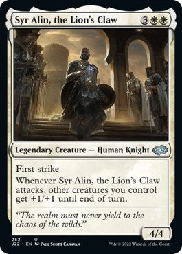 Image for Syr Alin, the Lion's Claw (252) [Jumpstart 2022]