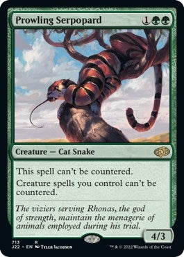 Image for Prowling Serpopard (713) [Jumpstart 2022]