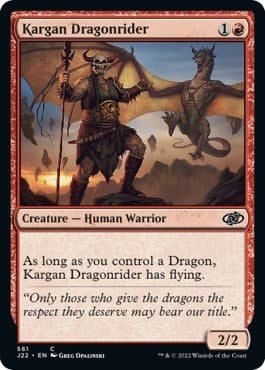 Image for Kargan Dragonrider (561) [Jumpstart 2022]