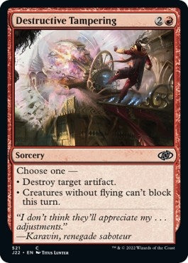 Image for Destructive Tampering (521) [Jumpstart 2022]