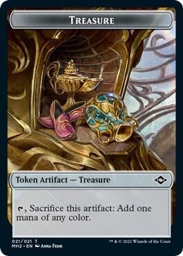 Image for Treasure // Insect Double-sided Token (Secret Lair) (21 // 18) [Unique and Miscellaneous Promos]