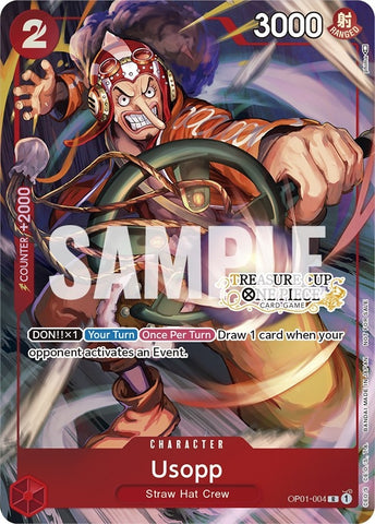 Image for Usopp - OP01-004 (Treasure Cup) (OP01-004) (One Piece Promotion Cards) - One Piece Card Game