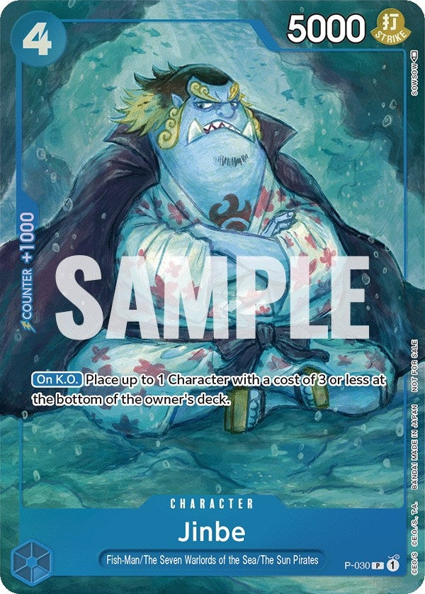 Jinbe (Event Pack Vol. 1) (P-030) (One Piece Promotion Cards)