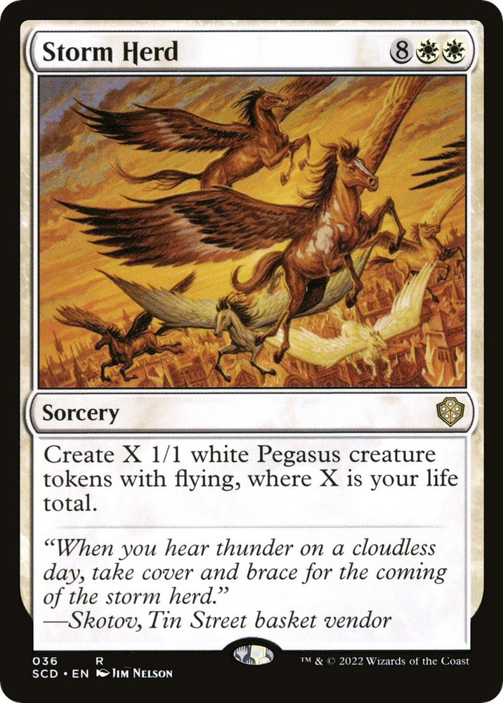 Image for Storm Herd (36) [Starter Commander Decks]