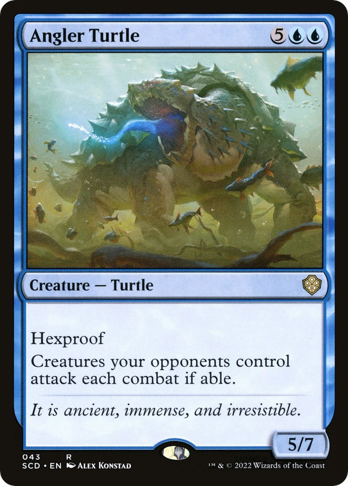 Image for Angler Turtle (43) [Starter Commander Decks]