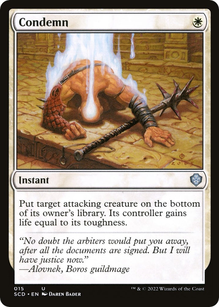 Image for Condemn (15) [Starter Commander Decks]