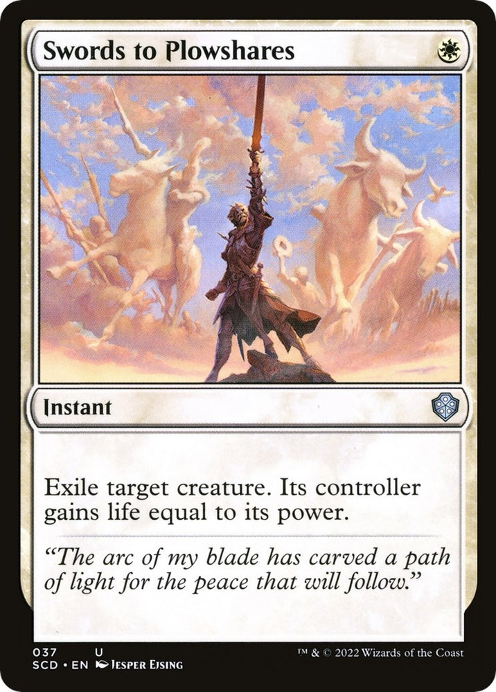 Image for Swords to Plowshares (37) [Starter Commander Decks]