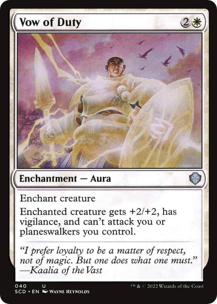 Image for Vow of Duty (40) [Starter Commander Decks]