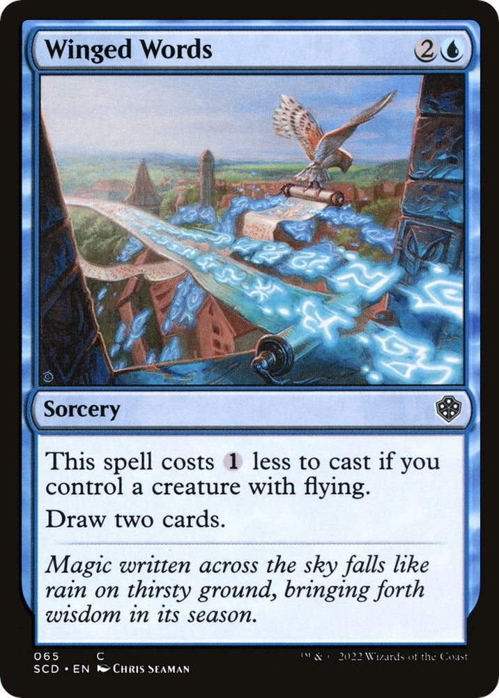 Image for Winged Words (65) [Starter Commander Decks]