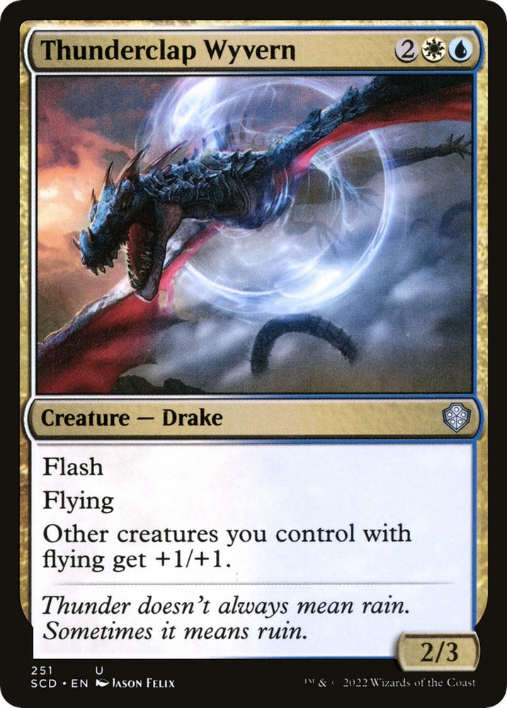 Image for Thunderclap Wyvern (251) [Starter Commander Decks]