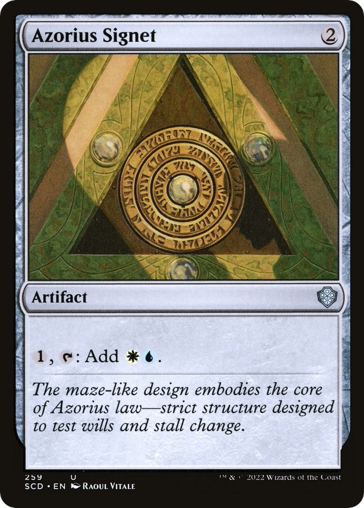 Image for Azorius Signet (259) [Starter Commander Decks]