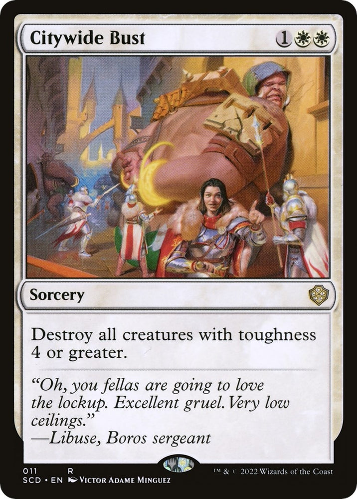 Image for Citywide Bust (11) [Starter Commander Decks]