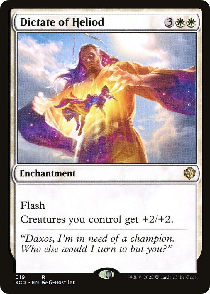 Image for Dictate of Heliod (19) [Starter Commander Decks]