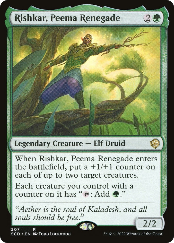 Image for Rishkar, Peema Renegade (207) [Starter Commander Decks]